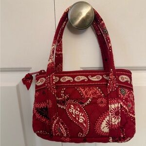 Vera Bradley Mini Bag Red Paisley